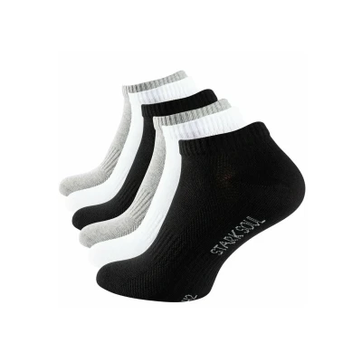 Abbildung von Stark Soul 6 PAAR Unisex Socken, Größe: 43 46, Schw weiss grau