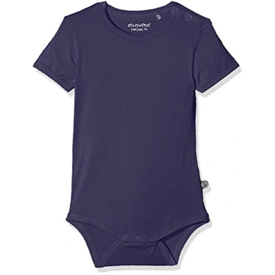 Abbildung von MINYMO Unisex Baby kurzen Ärmeln Formender Body, Blau (Dark Navy 778), (Herstellergröße: 74)