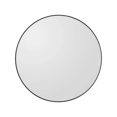 Abbildung von AYTM Spiegel Circum, klar / schwarz, Ø 50 cm, Glas, MDF Holz