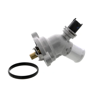 Abbildung von VEMO V51 99 0009 Kühlwasserthermostat 105C Original Qualität mit Dichtung Sensor Metallgehäuse, Gehäuse CHEVROLET: Spark