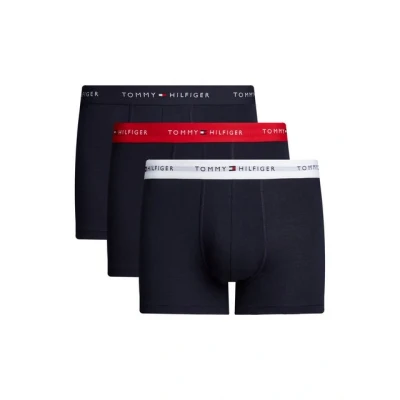 Abbildung von Tommy Hilfiger Trunk 3 PACK Panties, Herren, Größe: Small, Primary red/white/desert sky