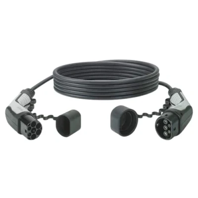 Abbildung von PHOENIX CONTACT Ladekabel Elektroauto Typ 2 (Mode 3) EV 1372830 E Auto und Hybrid auf German Engineering ergonomisch robust 1 Phasig 7,4 kW Black and Grey 7m