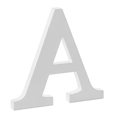 Abbildung von Libetui 20cm große Buchstabe A Dekobuchstabe Haus Dekoration Wohnzimmer Kinderzimmer Deko Geburtstag Party Hochzeit Café Farbe Weiß
