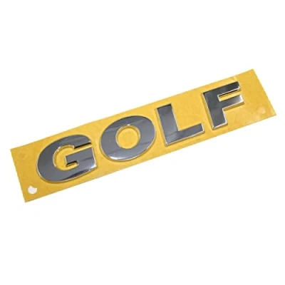 Abbildung von Volkswagen 5G08536872ZZ Emblem Schriftzug Golf Modellbezeichnung Aufkleber chromglanz