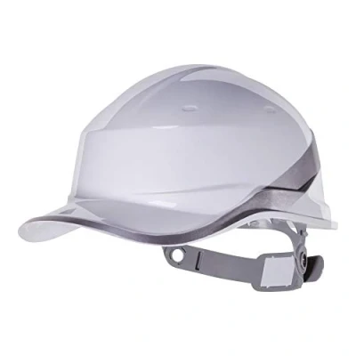 Abbildung von Deltaplus DIAM5BCFL Form Baseball Industrieschutzhelm, Weiß, Größe Einstellbar