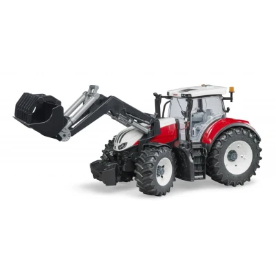 Abbildung von Bruder Traktor Steyr 6300 Terrus mit Frontlader 1:16