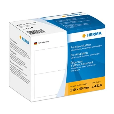Abbildung von HERMA Frankieretiketten 130,0 x 40,0 mm