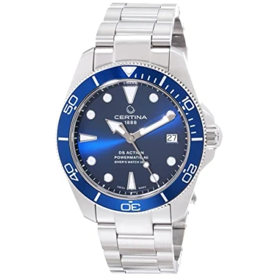 Abbildung von Certina C032.807.11.041.00 Herren Taucheruhr Automatik DS Action Stahl/Blau