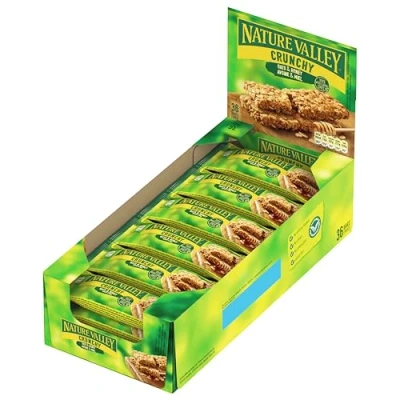 Abbildung von Nature Valley Crunchy Oats &amp; Honey, 18x2 Bar Pack (18 x 42g), Müsliriegel, Leckere und gesunde Riegel, Haferriegel, Müsliriegel Großpackung, Köstliche Vollkorn Hafer Riegel ohne Konservierungsstoffe