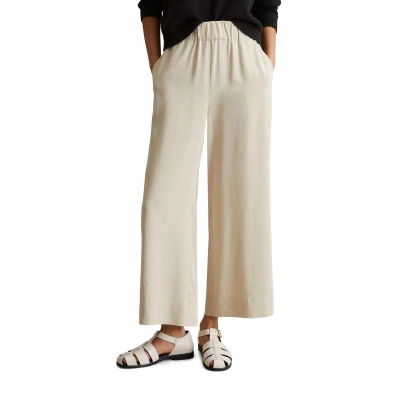 Abbildung von Marc O&#039;Polo Denim Woven Pants Stoffhose, Damen, Größe: Small, Smokey sands