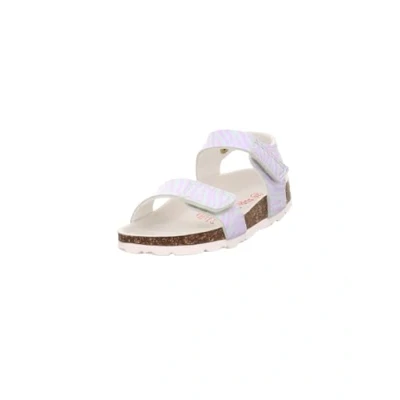 Abbildung von Superfit Fussbettpantoffel Sandale, Hellgrün/Rosa 7510, 24 EU Weit