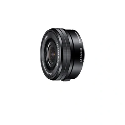 Abbildung von Sony SELP1650 Standard Zoom Objektiv (16 50 mm, F3.55.6, OSS, APS C, geeignet für A6000, A5100, A5000 und Nex Serien, E Mount) schwarz (Generalüberholt)