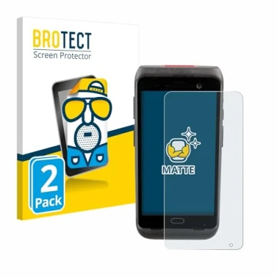 Abbildung von BROTECT Entspiegelungs Schutzfolie für Honeywell Dolphin CT40/ CT40 XP (2 Stück) Matte Displayschutz Folie, Anti Reflex, Fingerprint