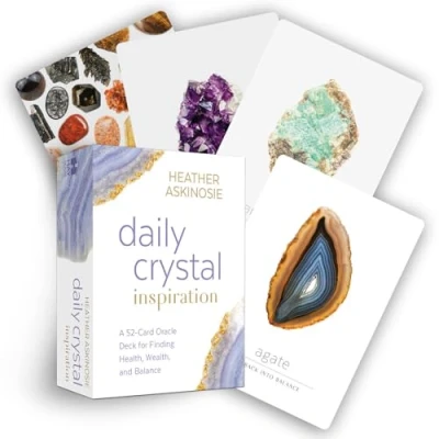 Abbildung von Daily Crystal Inspiration: A 52 card Oracle Deck for Finding Health, Wealth, and Balance