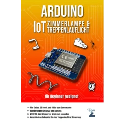 Abbildung von Arduino IoT Zimmerlampe &amp; Treppenlauflicht: Erstelle mit dem ESP32/8266 eine LED Lampe (WS2812b) oder Treppenlauflicht Steuerung