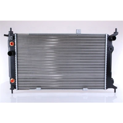 Abbildung von NISSENS 63253A Kühler, Motorkühlung Aluminium 585 349 32 Kühlrippen mechanisch gefügt OPEL: Astra F CC, Caravan, Limousine