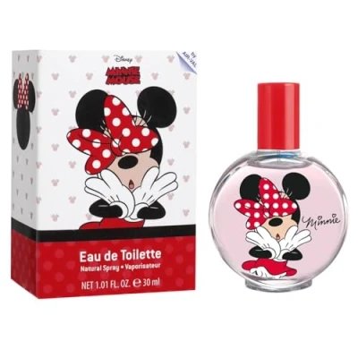 Abbildung von Minnie Mouse Kinderparfüm: Eau De Toilette im schönen Glasflakon typischen Design, blumiger Duft (30 ml)