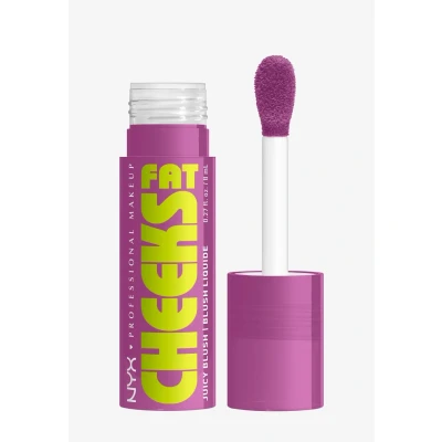 Abbildung von NYX Professional Makeup Fat Cheeks Juicy Blush Flüssiges Rouge, 12H Halt, Bis zu 24H Feuchtigkeit, Mit Himbeer &amp; Kiwiöl, Farbe: Blueberry Burst, 8 g