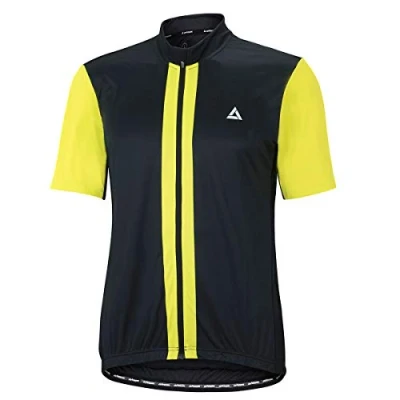 Abbildung von Herren Fahrradtrikot Kurzarm Pro Line II Schwarz Neon