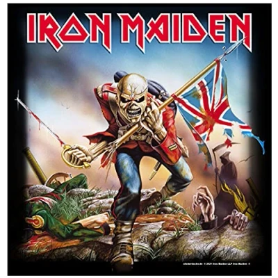 Abbildung von Iron Maiden Aufkleber Trooper Band Musik Heavy Metal Sticker England ca. 11x10,5 cm