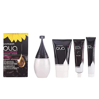 Abbildung von Garnier Olia Coloración Permanente Sin Amoniaco Para Un Olor Agradable Con Aceites Florales De Origen Natural Negro Ébano 1.0