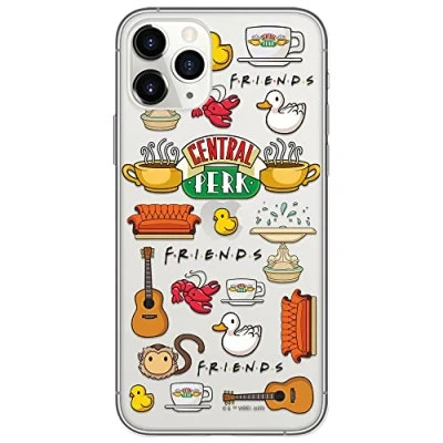 Abbildung von ERT GROUP Original und offiziell Lizenziertes Friends Handyhülle für iPhone 11 optimal an die Form des Smartphones angepasst, Schutzhülle aus Silikon, teilweise transparent