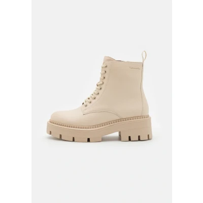 Abbildung von Tamaris Plateaustiefelette, Damen, Größe: 41, Beige Schuhe