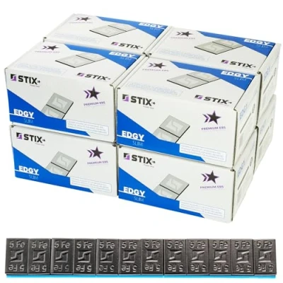 Abbildung von Stix Automotive Equipment Klebegewichte Schwarz mit Abrisskante 12x5g Auswuchtgewichte Kleberiegel Alufelgen (800)