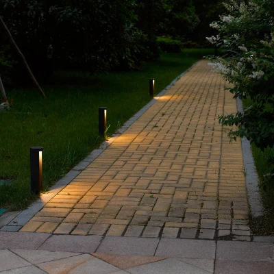 Abbildung von Lucide COMBO Pollerleuchte Außen Ø 9 cm LED 1x7W 3000K IP54 Schwarz