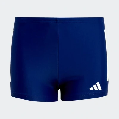 Abbildung von adidas Performance 3 Stripes Boxer KIDS Unisex Badehose Pants für Kinder, Größe: 128, Dark blue/white