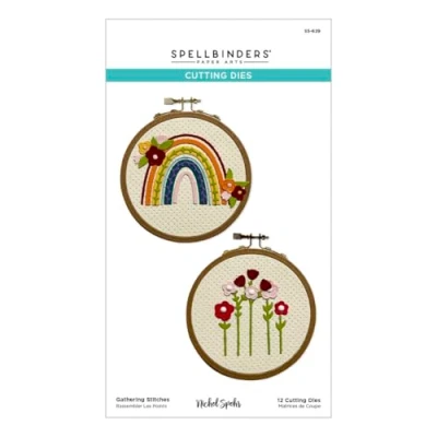 Abbildung von Spellbinders Gathering Stitches Etched Dies (S5 629)