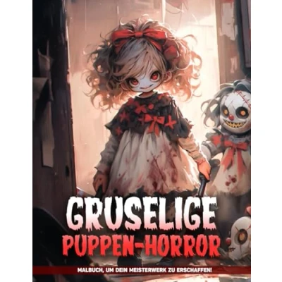 Abbildung von Gruselige Puppen Horror Malbuch für Jugendliche: Puppe Düsterer Fantasy Horrour Malvorlagen Geschenke Frauen Erwachsene