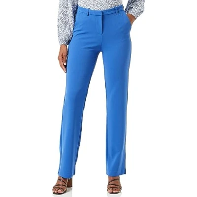 Abbildung von VERO MODA Damen Hose Vmzamira Mr Slim Straight Pant Ga Noos, Beaucoup Blue, M / 32L