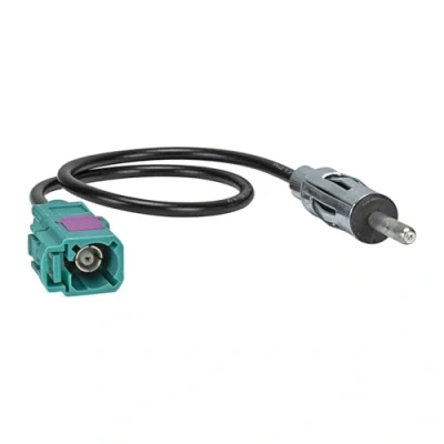 Abbildung von tomzz Audio Fakra (F) Antennenadapter Kupplung auf DIN Stecker (M) 150 OHM KFZ Adapter