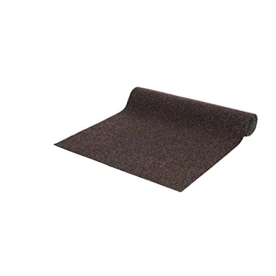 Abbildung von andiamo Kunstrasen Outdoor wasserdurchlässig, Rasenteppich wetterfest, Drainage Noppen, UV beständig, für Balkon und Garten, Farbe:Braun, Größe:133 x 300 cm