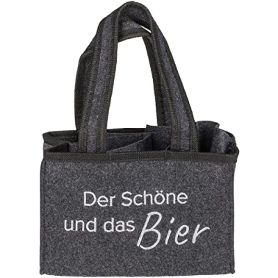 Abbildung von Out of the Blue Tragetasche Der Schöne und das Bier für 6 Bierflaschen