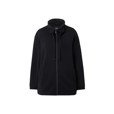 Abbildung von Ulla Popken Sweatjacke, Damen, Größe: 54/56, Black