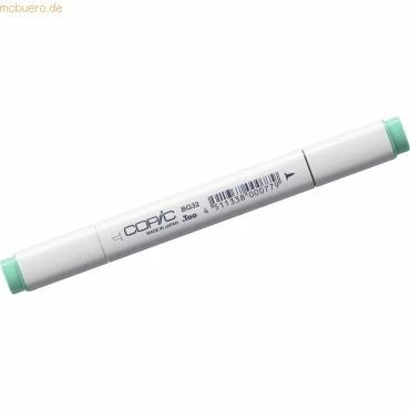 Abbildung von COPIC Classic Marker Typ BG 32, Aqua Mint, professioneller Layoutmarker, mit einer breiten und feinen Spitze