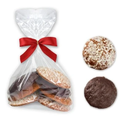 Abbildung von Oblaten LEBKUCHEN Bruch 200g (6 Stk) Gemischt Natur Schoko Zuckerglasur Feine Oblatenlebkuchen WELT