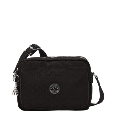 Abbildung von Kipling Abanu M pe+ noir sign jq Tasche Damen