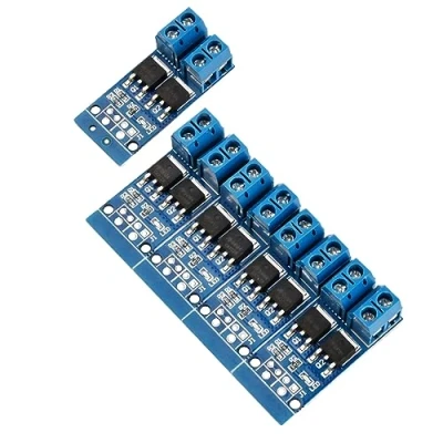 Abbildung von 5 Stücke Treibermodul,DC 5V 36V 15A (max.30A) 400 W PWM Anpassung Schaltersteuerplatine Motorsteuerplatine MOSFET Triggerschalter Reglersteuerplatine Dual Hochleistungs Switching Driver Modul