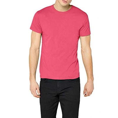 Abbildung von Fruit of the Loom Herren Ss022m T Shirt, Fuchsia, XL EU
