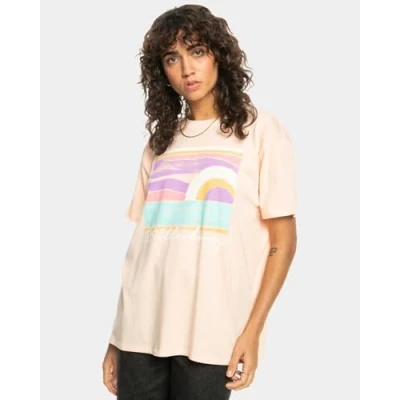 Abbildung von Billabong VERY LAST Moment Tshirt print, Damen, Größe: XS, Tropical peach
