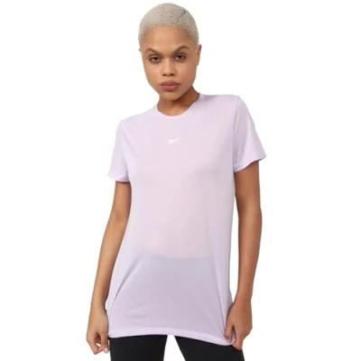 Abbildung von Reebok Damen Workout Ready T Shirt, Lavender, M