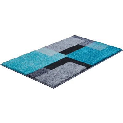 Abbildung von Grund Badteppich Atala türkis Größe 60x100 cm