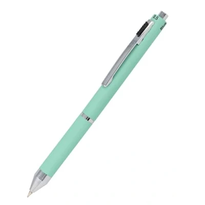 Abbildung von 𝗢𝗡𝗟𝗜𝗡𝗘 Multipen 4 in 1 Kugelschreiber &amp; Bleistift Multifunktionsstift Metall I 3x Minen blau, schwarz und rot, 1x Druckbleistift Mine inkl. Radiergummi, Farbe mint