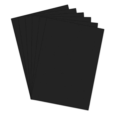 Abbildung von Blake Paper A4 210 x 297 mm Schwarze Schwere Karte 330g/m² (CABK330A4) Pack von 50