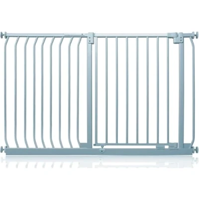 Abbildung von Safetots Elite Sicherheitsschutzgitter, 134cm 143cm, Mattgrau, Treppenschutzgitter mit Druckmontage, Sicherheitsbarriere, Einfache Installation
