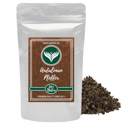 Abbildung von Azafran BIO Andalimanpfeffer, Indonesischer Zitronenpfeffer, wilder Andaliman Pfeffer aus Sumatra 125g