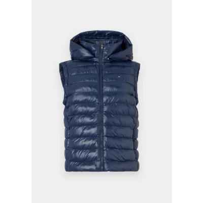Abbildung von Tommy Hilfiger Padded SLIM VEST Weste, Damen, Größe: 3XL, Dark night navy